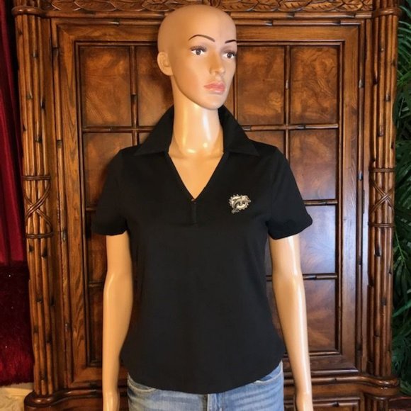 Antigua Authentic NFL Miami Dolphins Polo Shirt - Picture 1 of 8